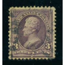 Used 268 3c Andrew Jackson Just Clears M03551