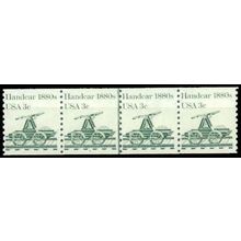 1898 3c Handcar Fine MNH Dry Gum PNC 1/4 G0007