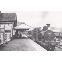 Bodmin North Victorian 1889 Train at Padstow Station Cornwall Postcard