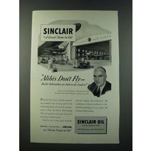 1949 Sinclair Oil Ad - Captain Eddie V. Rickenbacker