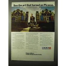 1971 SAA South African Airways Ad - Turned on Picasso