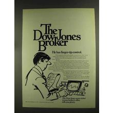 1972 The Dow Jones Ad - Finger-Tip Control