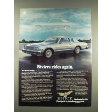 1977 Buick Riviera Car Ad - Riviera Rides Again