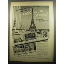 1952 French Government Tourist Office Ad - Something happens to you inside