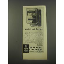1956 Mark Cross Ad - Valet-at-large