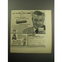 1957 Oster Osterizer Blender Ad - Turn the dial blend awhile watch the smile!