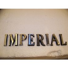 1971 72 73 CHRYSLER IMPERIAL QUARTER PANEL EMBLEMS OEM # 3568522 +