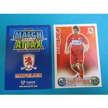 Julio Arca - Middlesbrough - Match Attax 2008/09 Football Card