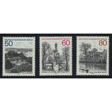 Berlin Church Villas Berlin Views 4th series 3v 1982 MNH SG#B647-B649
