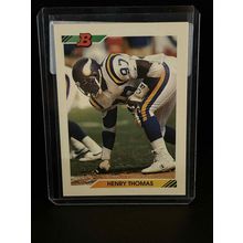 Henry Thomas #542 | 1992 Bowman Football Trading Card