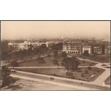 Birds'-Eye View, Calcutta, c.1930s - Tuck's Postcard