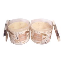 Bath & Body Works Sugared Snickerdoodle 3 Wick Scented Candle 14.5 oz - Lot of 2