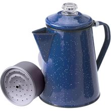 GSI Outdoors Percolator Coffee Pot | Enamelware Campfire Coffee Boiler Kettle fo