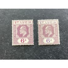 ICOLLECTZONE St Lucia 61 & 61A Fine NH