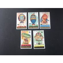 ICOLLECTZONE Cook Islands 760-764 VF NH balloon