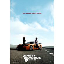 Fast & Furious 6 (2013)_4 Movie Film Poster Canvas iconic design