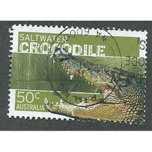 AUS 2006 50c 'DANGEROUS AUSTRALIANS - CROCODILE ' FINE USED (EBID34-542)