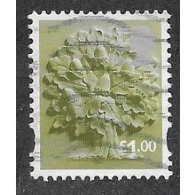 ENGLAND £1.00 'ENGLISH OAK' (EN35) FINE USED (EBID66-504)