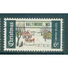1384 6c Winter Scene Fine MNH MD. PreCnx R0350