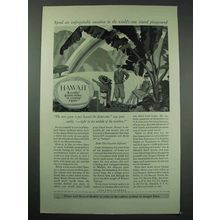 1928 Hawaii Tourism Ad - World's Island Playground