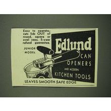 1949 Edlund Can Openers Junior Model Ad