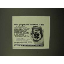 1965 Gossen Lunasix Electronic Meter Ad - Adventures