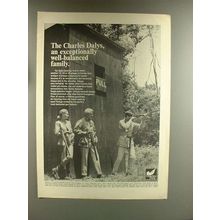 1967 Charles Daly Shotgun Ad - Well-Balanced