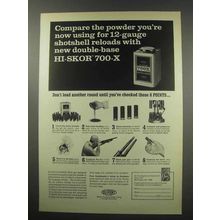 1967 Du Pont Hi-Skor 700-X Powder Ad - Compare