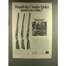 1967 Charles Daly Shotgun Ad - Field, Empire, Hunter