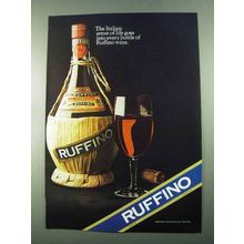 1969 Ruffino Chianti Ad - Italian Sense of Life