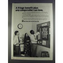 1980 New York Life Insurance Ad - Fringe Benefit Plan
