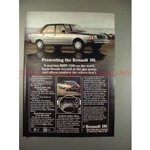 1980 Renault 18i Car Ad, Matches Track, Beats at Pump!