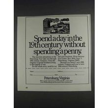 1980 Petersburg Virginia Ad - Spend Day in 19th Century