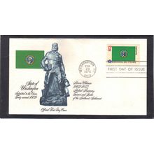 FDC Fleetwood 1674 13c Washington (Cachet-U/A) CV01229
