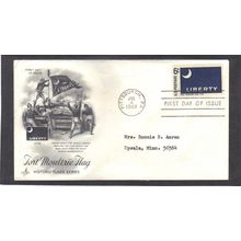 FDC Art Craft 1345 6c Fort Moultrie (Cachet-Typed/A) CV40693