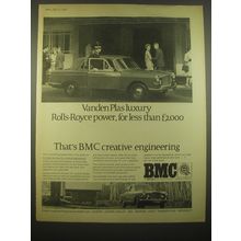 1966 BMC Vanden Plas Princess R Ad - Vanden Plas luxury Rolls-Royce power