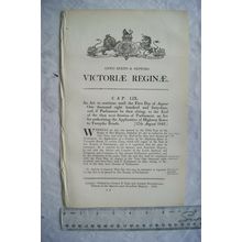 1843 Act of Parliament: application of highway rates to turnpike roads