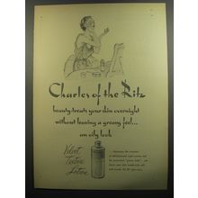 1952 Charles of the Ritz Velvet Texture Lotion Advertisement