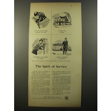 1954 Bell Telephone System Ad - The spirit of Service