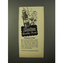 1954 Sexton Las Pampas Chili Sauce Ad - Sexton Quality foods