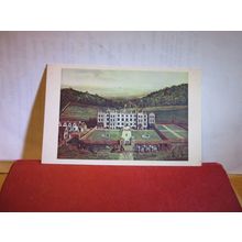 LONGLEAT HOUSE, WILTSHIRE painted by Jan Siberechts in 1676 unused postcard =