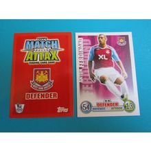 Anton Ferdinand - West Ham United - Match Attax 2007/08 Football Card