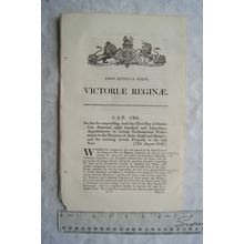 1842 Act of Parliament: appointments Dioceses of St. Asaph & Bangor