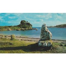 Sir Cloudesley Shovells Grave at Porthellick Bay St Marys Scilly Postcard
