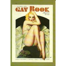 Advertising GAY BOOK Magazine Cover Art Postcard (Vintage Magazine 29)