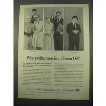 1963 Union Oil Company of California Ad - Who Profits