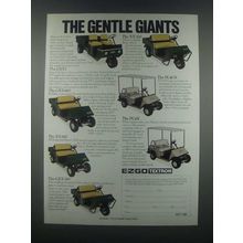 1985 Textron E-Z-Go Turf Vehicle Ad - GXT-7 GXT-800