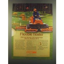 1985 Textron Jacobsen HF-5 Mower Ad - Flexible Floater