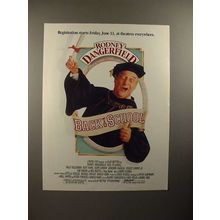 1986 Back to School Movie Ad, w/ Rodney Dangerfield!