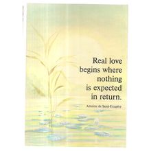 REAL LOVE by Abigail McKenna used postcard 1989 art =